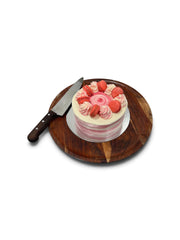 Vanilla Strawberry Sponge Cake