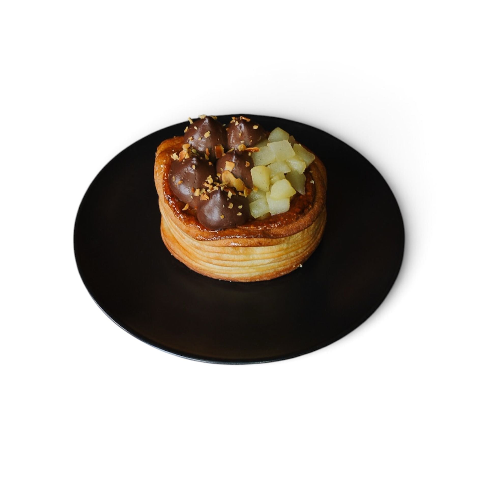 Pear & Chocolate Danish All Products Maison Saint-Honoré French Sweet