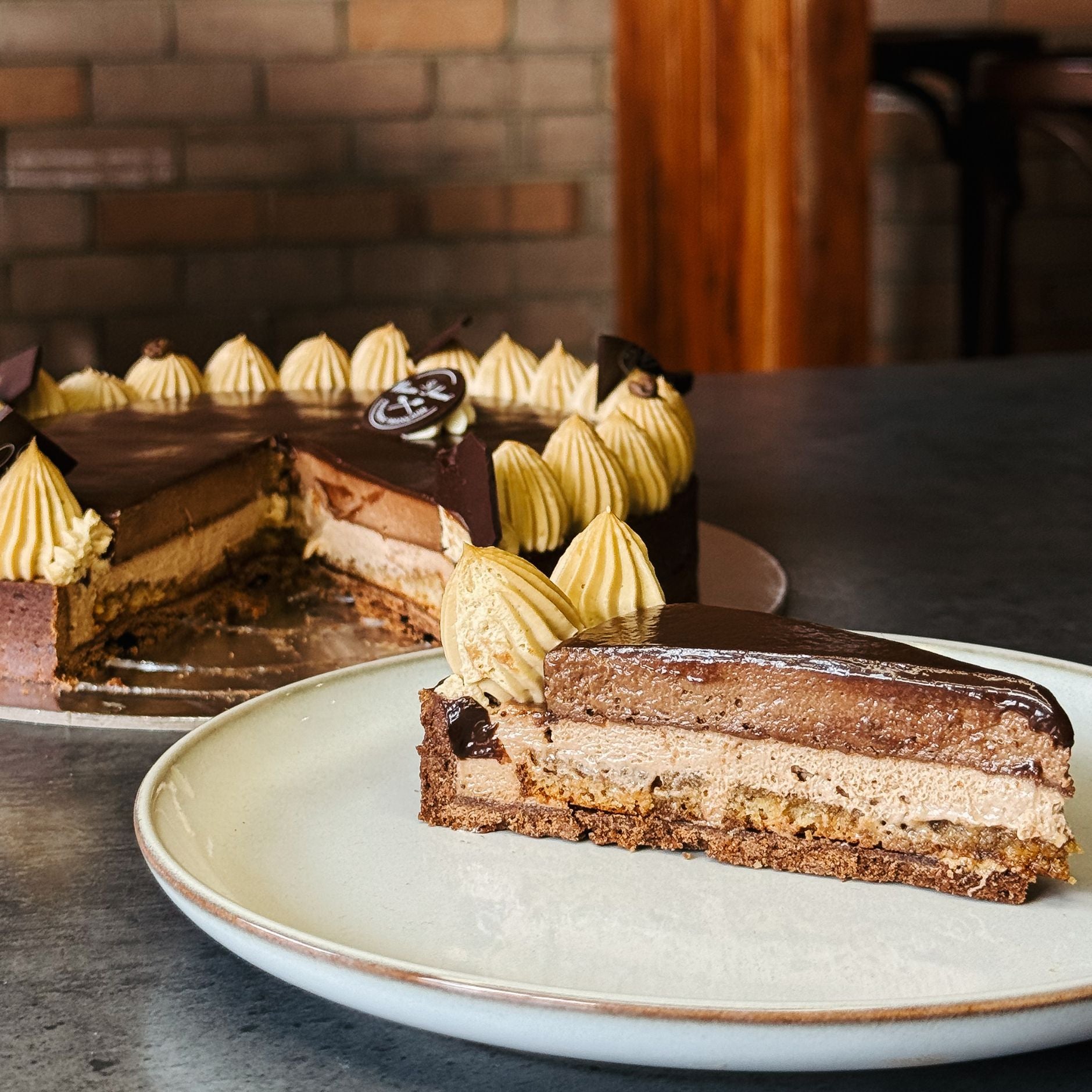 Chocolate & Coffee Cake All Products Maison Saint-Honoré French Sweet
