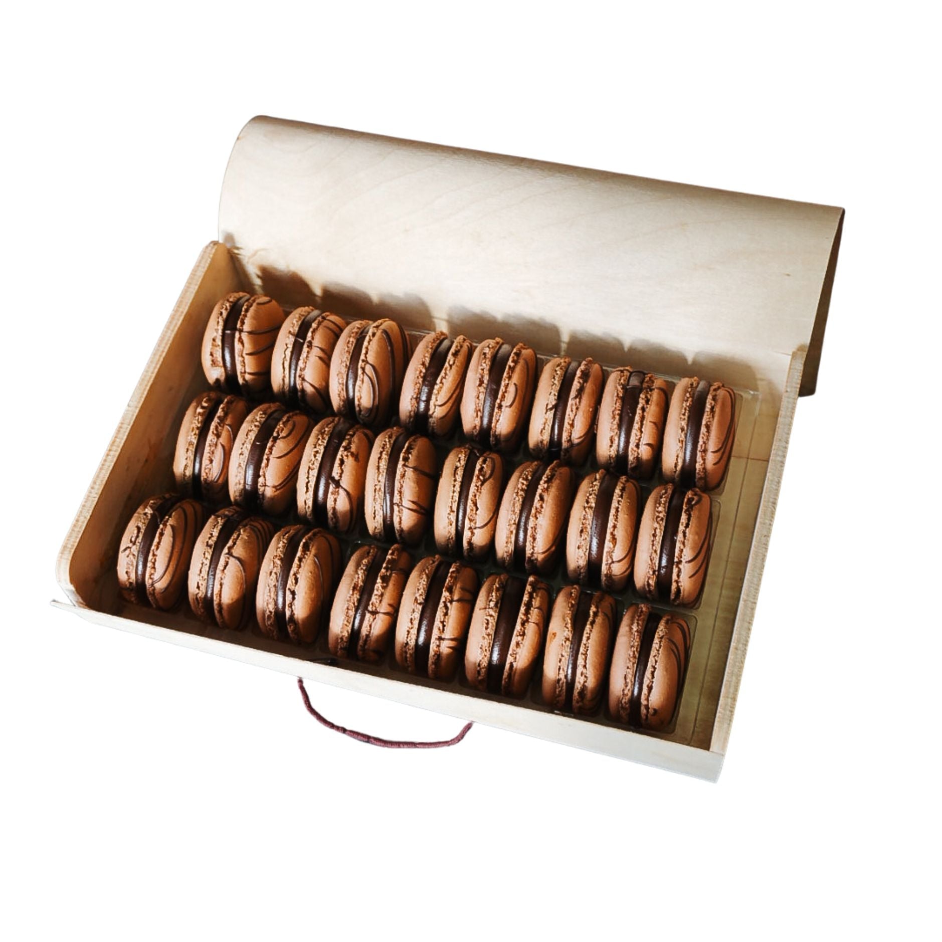 Chocolate & Caramel Macarons All Products Maison Saint-Honoré French Sweet